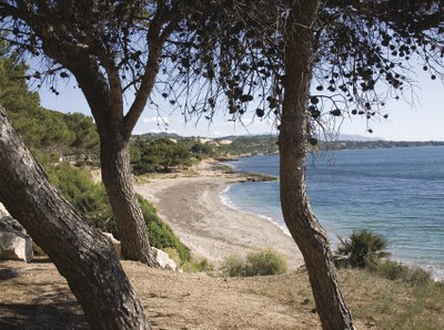 Cala Santa Lucia à L'Ampolla, ville marine